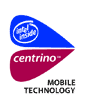 centrinoTM MOBILE TECHNOLOGYインテルのモバイルテクノロジ